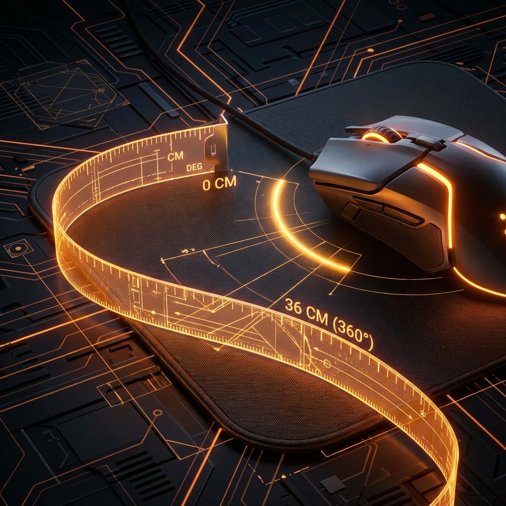 Cómo medir tu cm/360 con precisión milimétrica